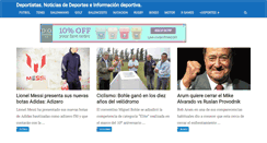 Desktop Screenshot of deportistas.net