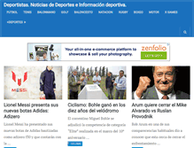 Tablet Screenshot of deportistas.net